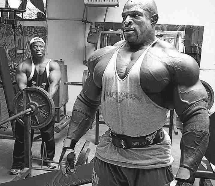 Ronnie coleman working out