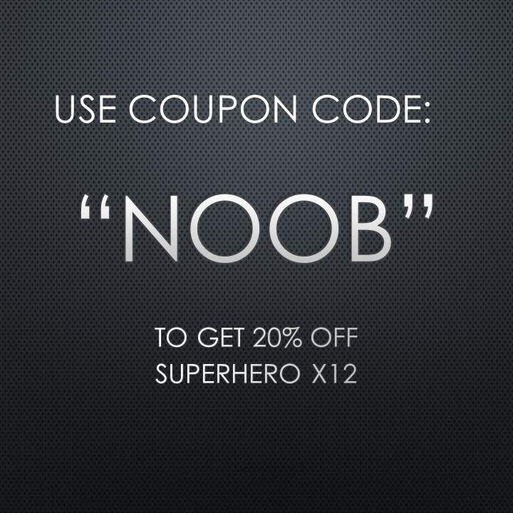 superhero x12 coupon code