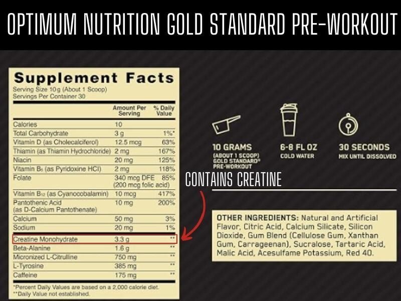 creatine in pre workout