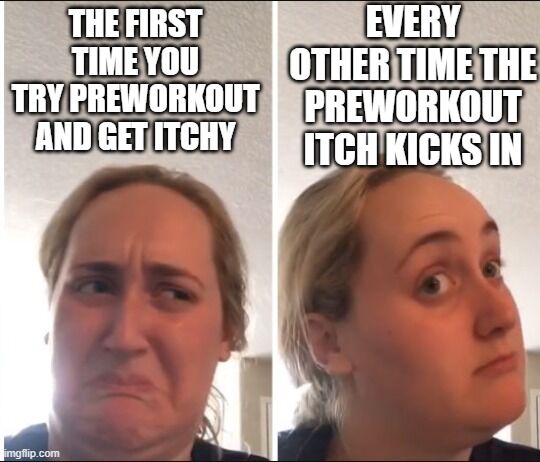 kombucha girl preworkout itch