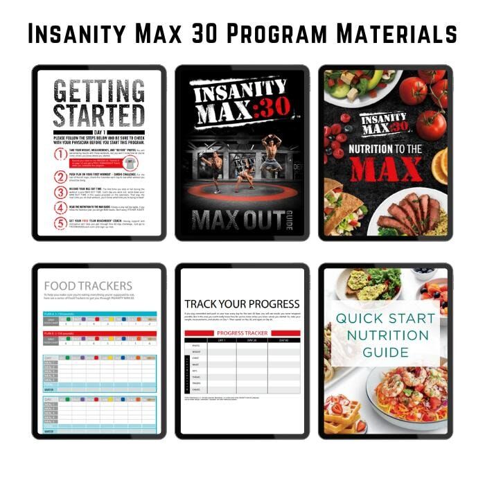 insanity max 30 program materials