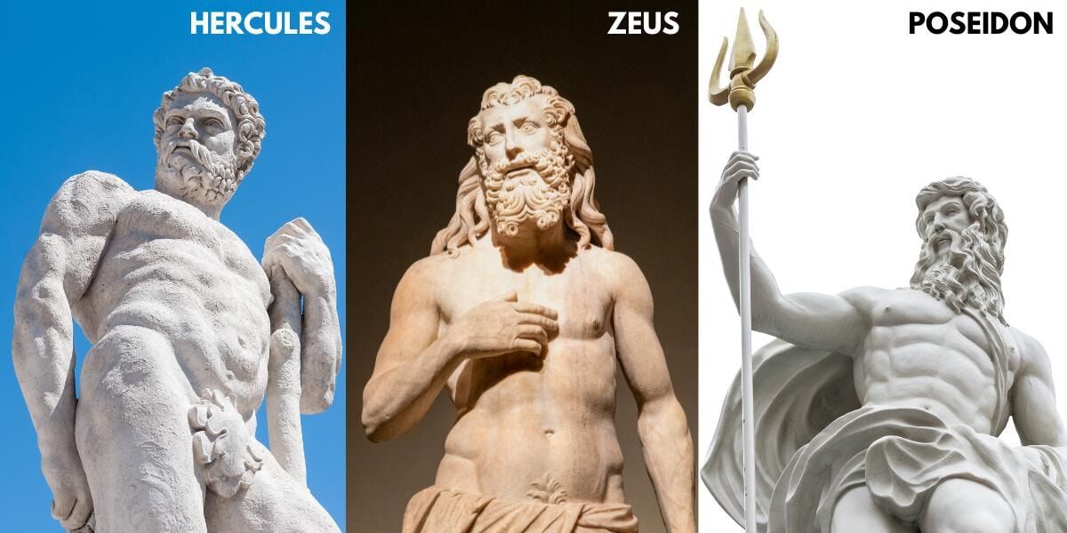 greek gods with best physique