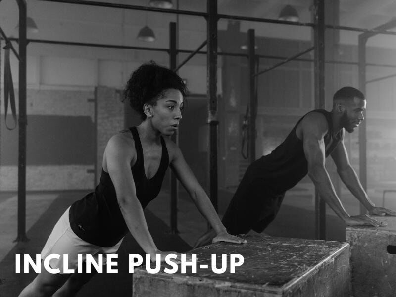 incline push ups