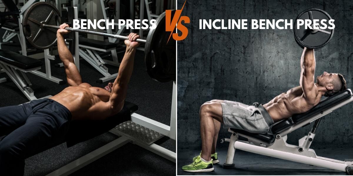 standard vs incline bench press